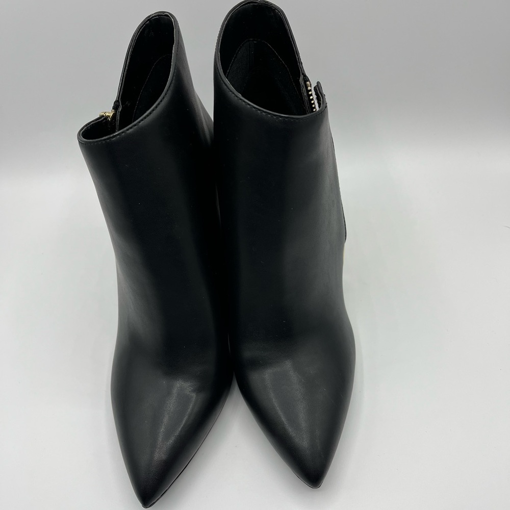 Black INC Booties Size 8. 2.5 inch heel.